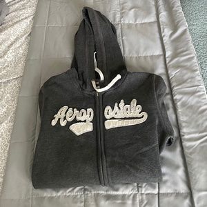 Aeropostale Hoodie w/Embroidery Sz L